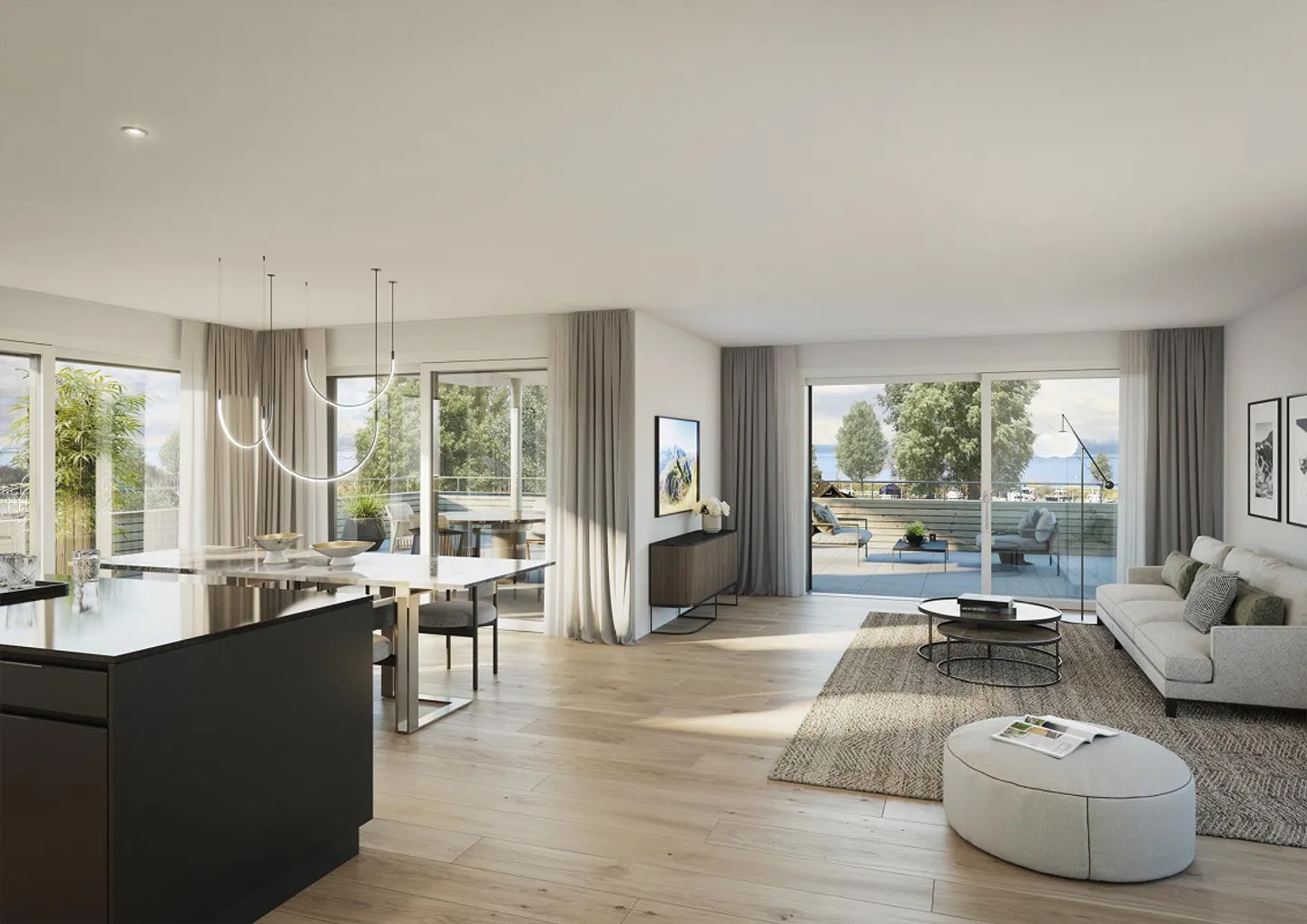 Exclusive 4.5-room penthouse apartment near the lake with spacious terrace - Photo 2 of 2