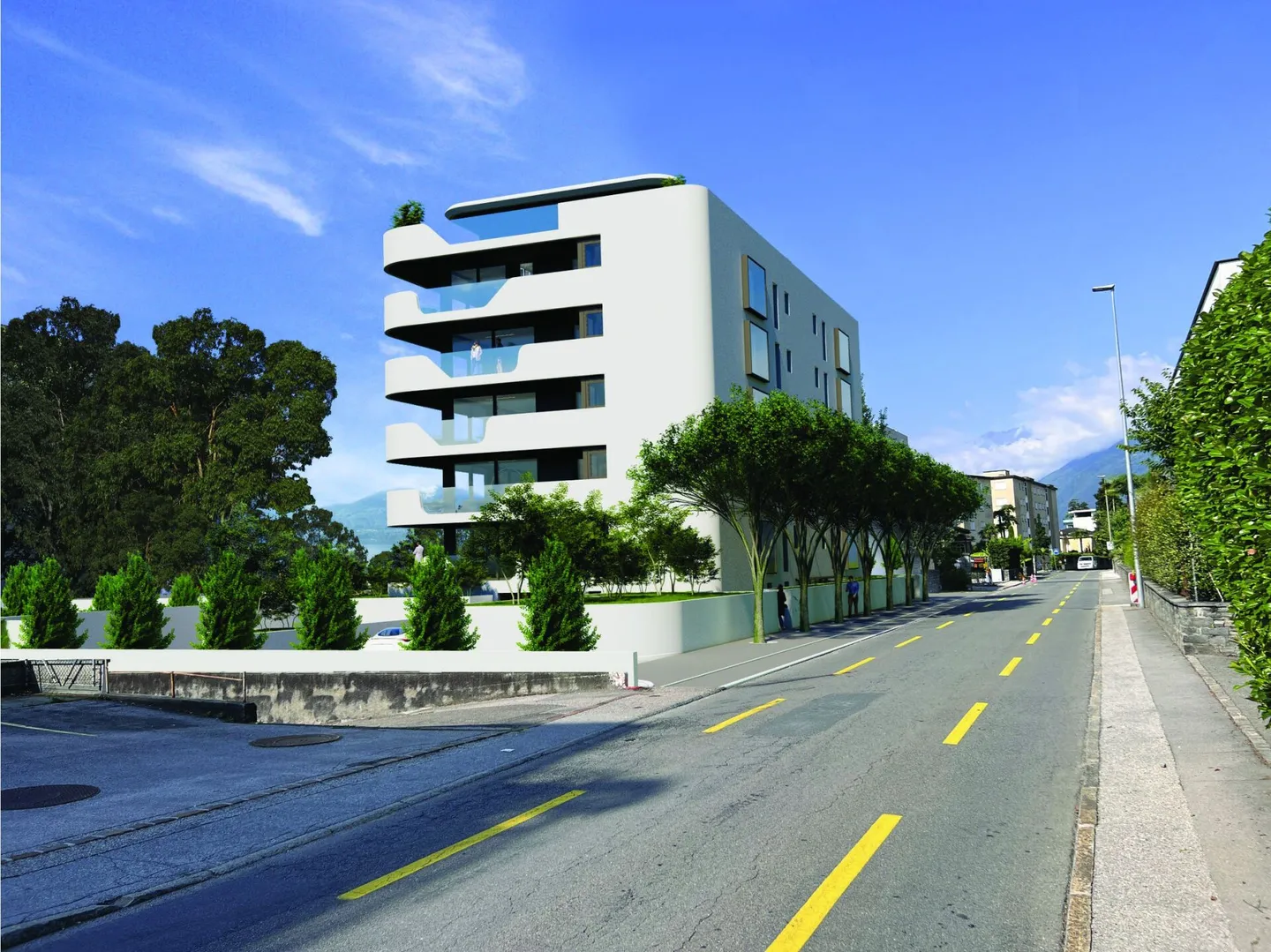 Appartamento moderno di 3,5 locali con ampia terrazza e vista lago - Foto 8 di 10