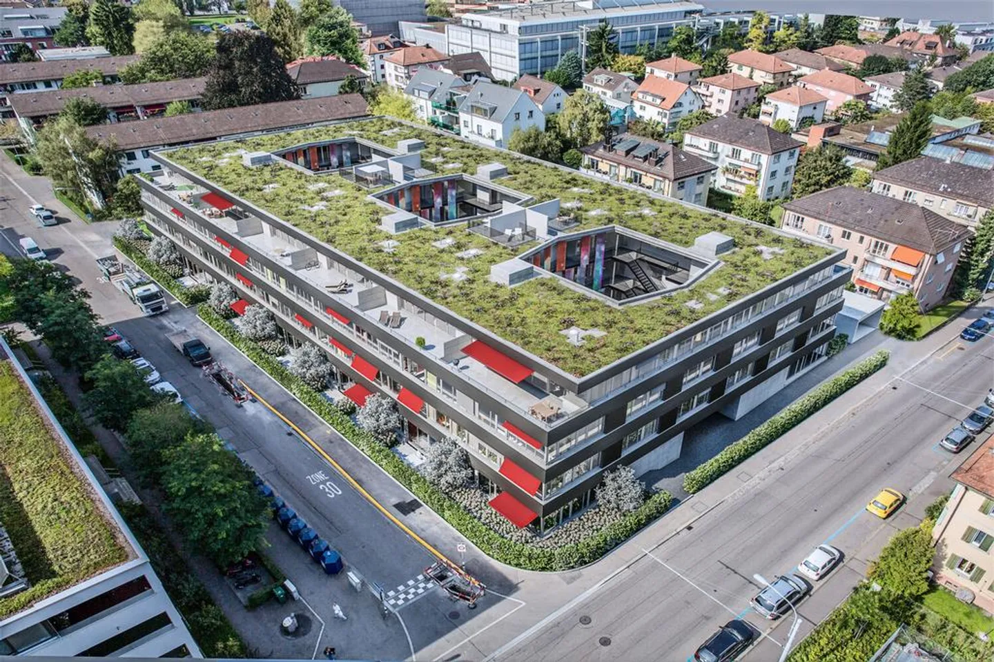 Places de stationnement au Letzihof - Photo 1 sur 2