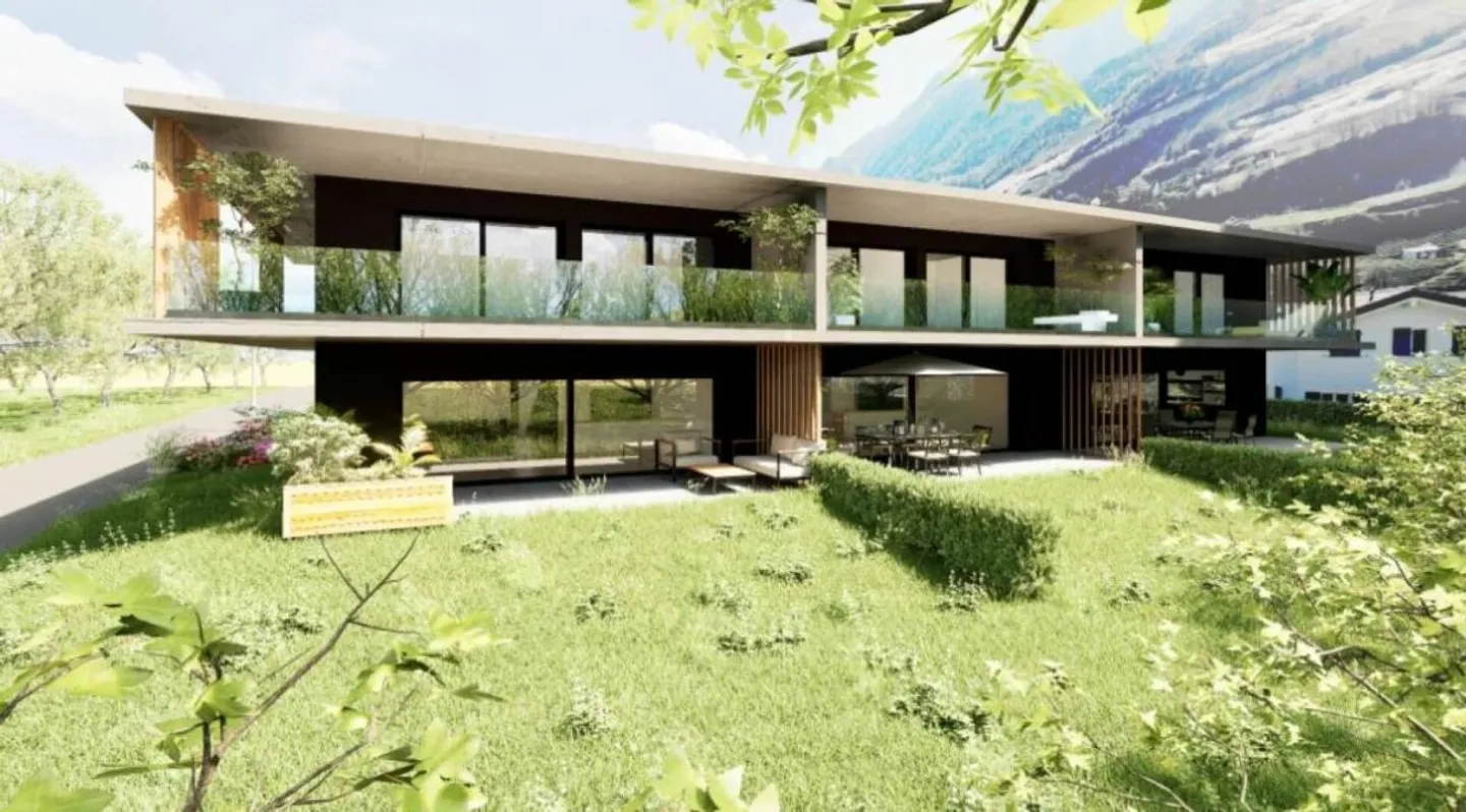 Double Villa with 4.5 Rooms in Saxon - Photo 1 of 7