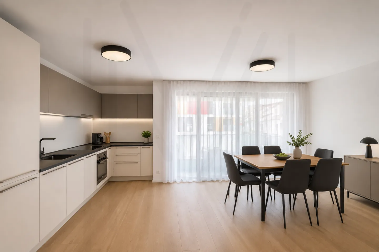 Ein zeitgenössischer Lebensstil nur wenige Schritte vom Zentrum von Bulle entfernt? Wunderschöne 3,5 Zimmer - Foto 3 von 13