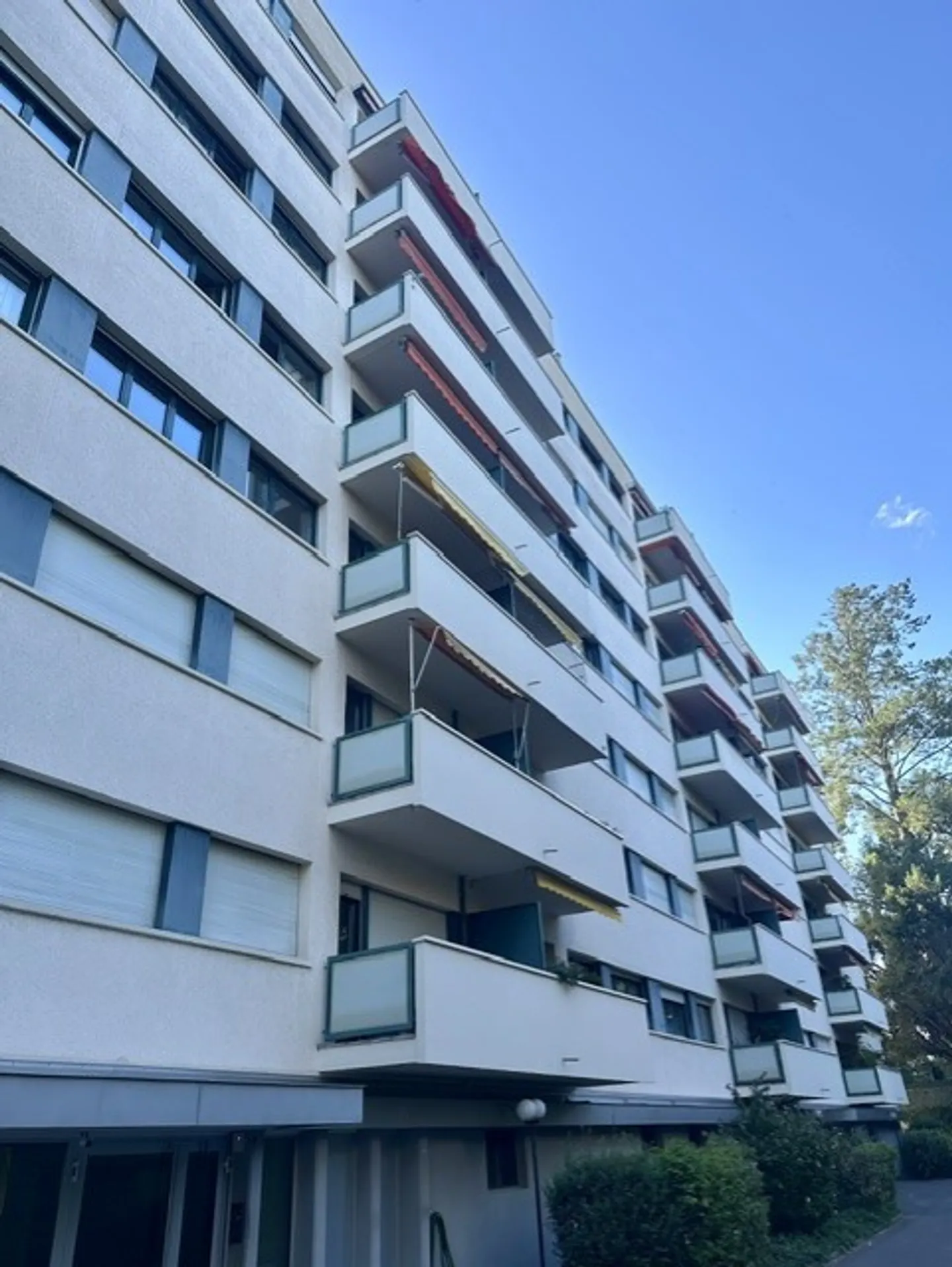 Bright crossing apartment, view of the Alps and lake. - Photo 6 of 10