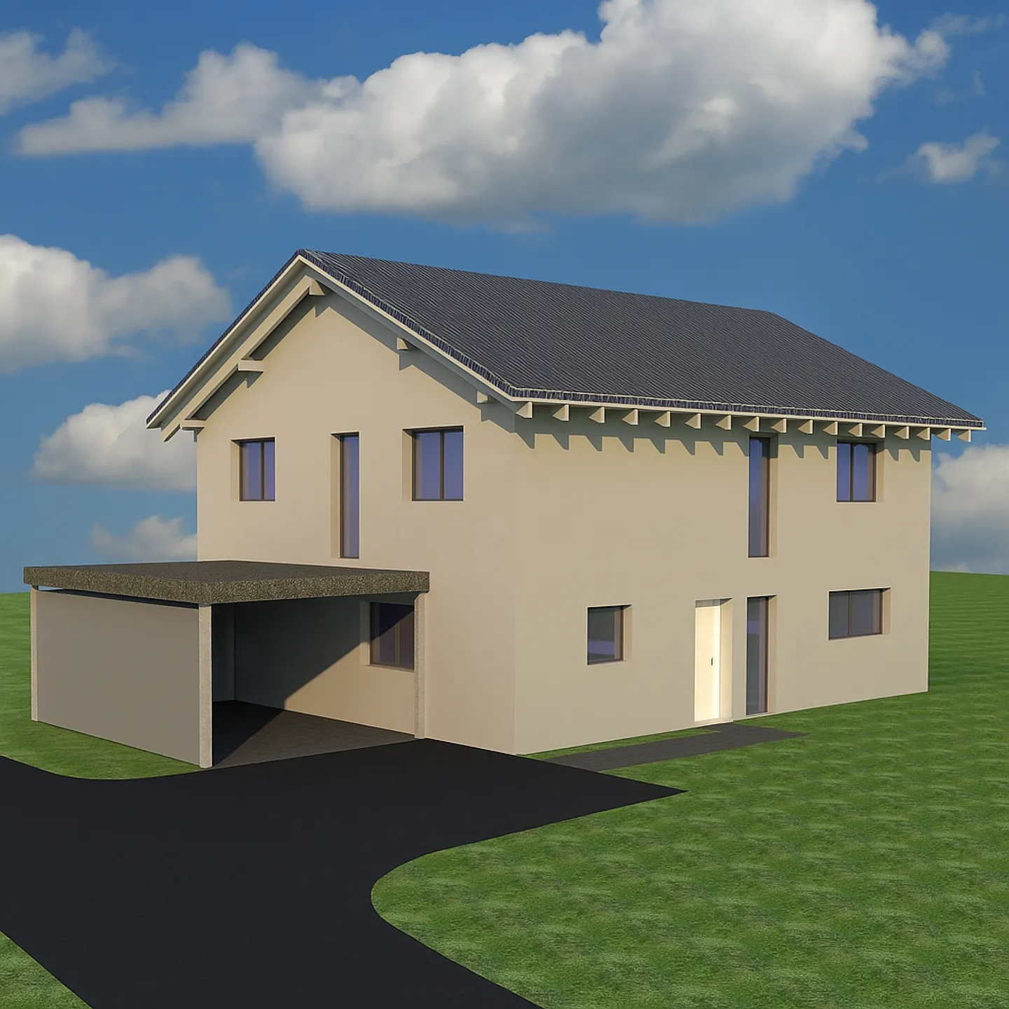 Neubau, grosszügiges Einfamilienhaus an schöner Lage - Foto 1 von 2