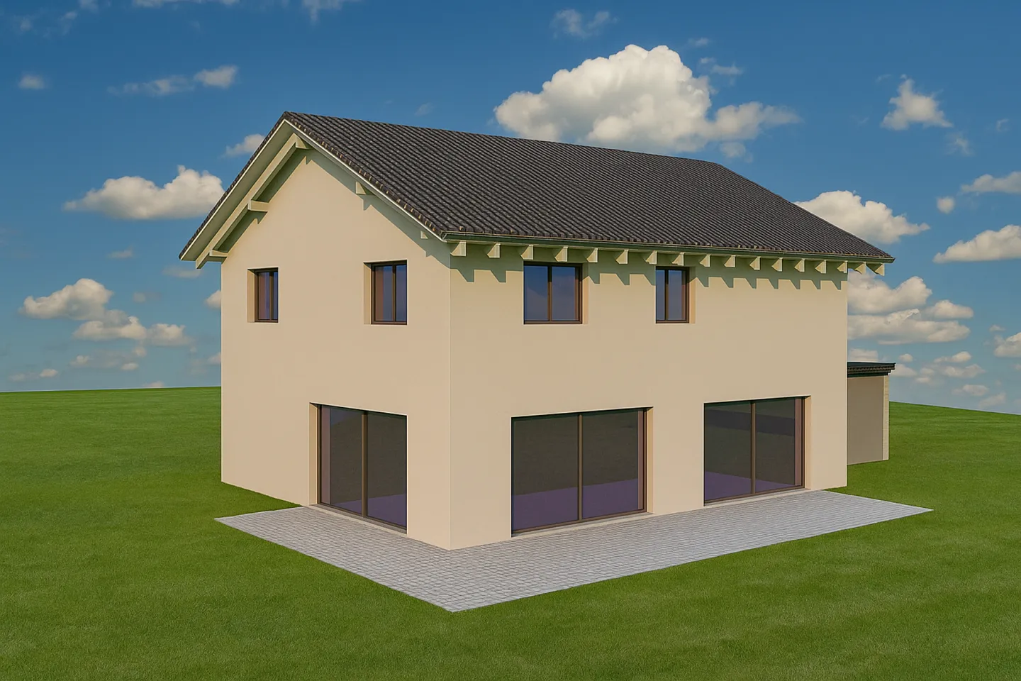 Neubau, grosszügiges Einfamilienhaus an schöner Lage - Foto 2 von 2