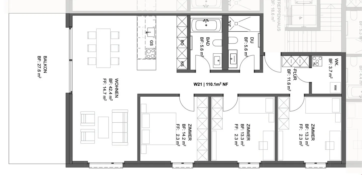 Modern 4-room penthouse apartment with Minergie standard in Ins - Photo 16 of 16