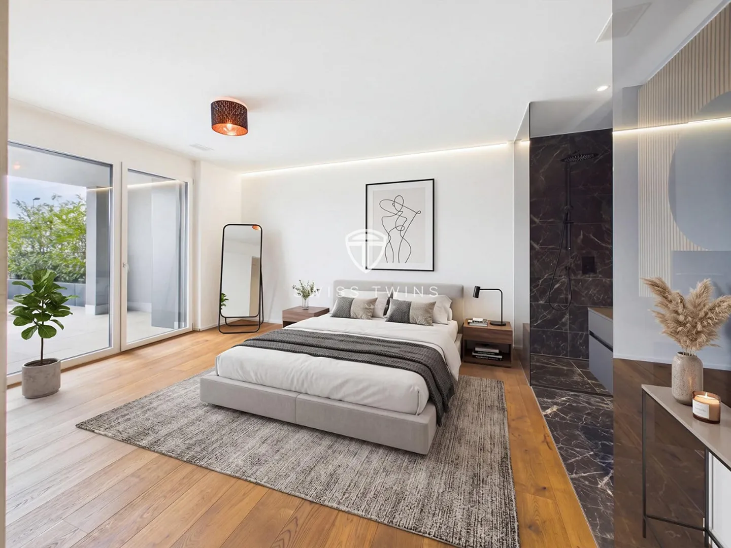 Appartamento Moderno con Terrazza e Vista Montagna - Foto 8 di 11
