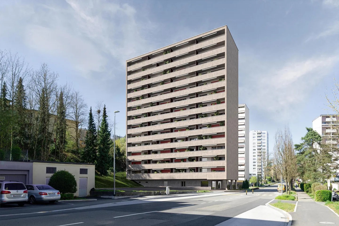 Renovated 3.5-room apartment with balcony Bahnhofstrasse 59, Spreitenbach - Photo 1 of 4
