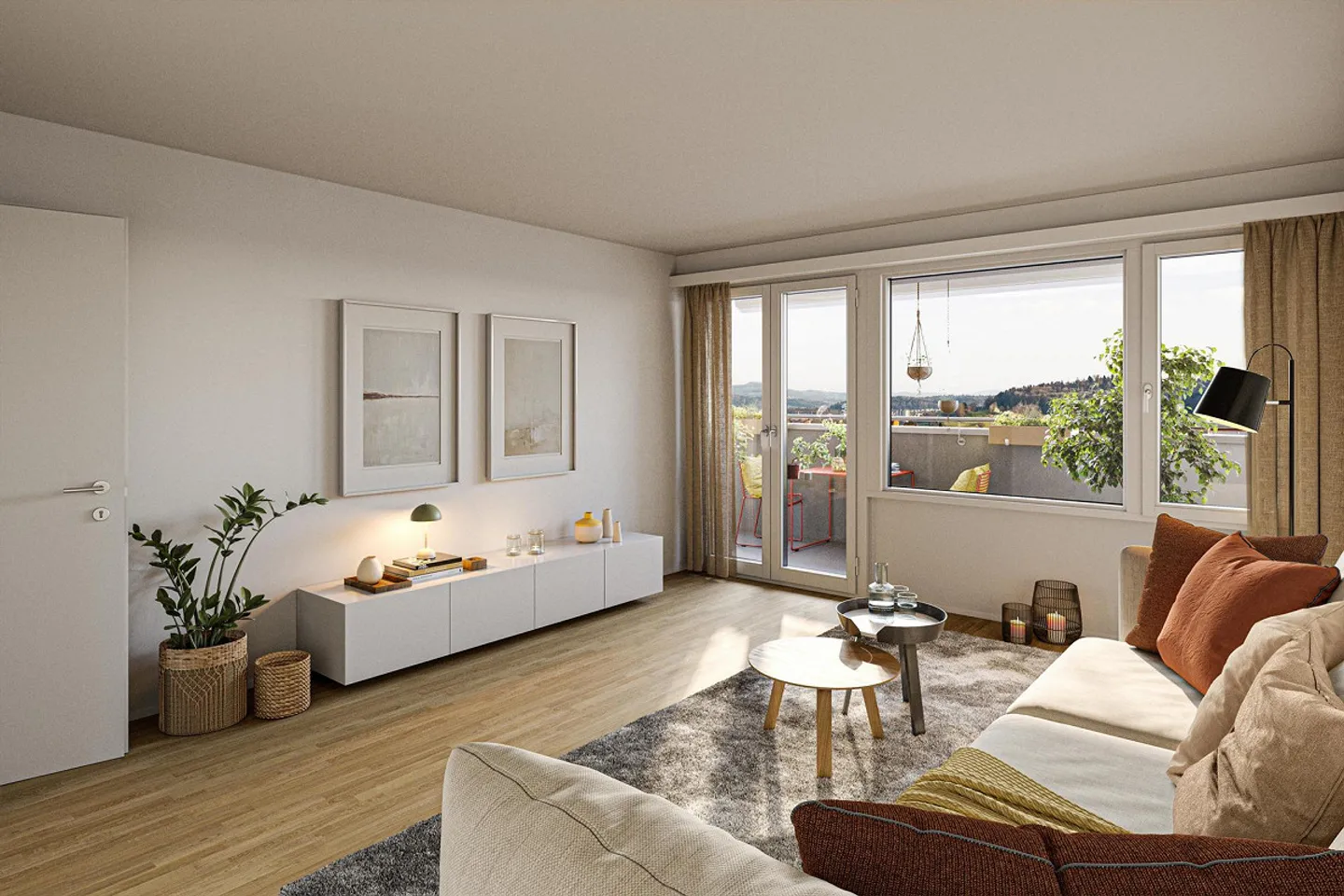 Renovated 3.5-room apartment with balcony Bahnhofstrasse 59, Spreitenbach - Photo 2 of 4