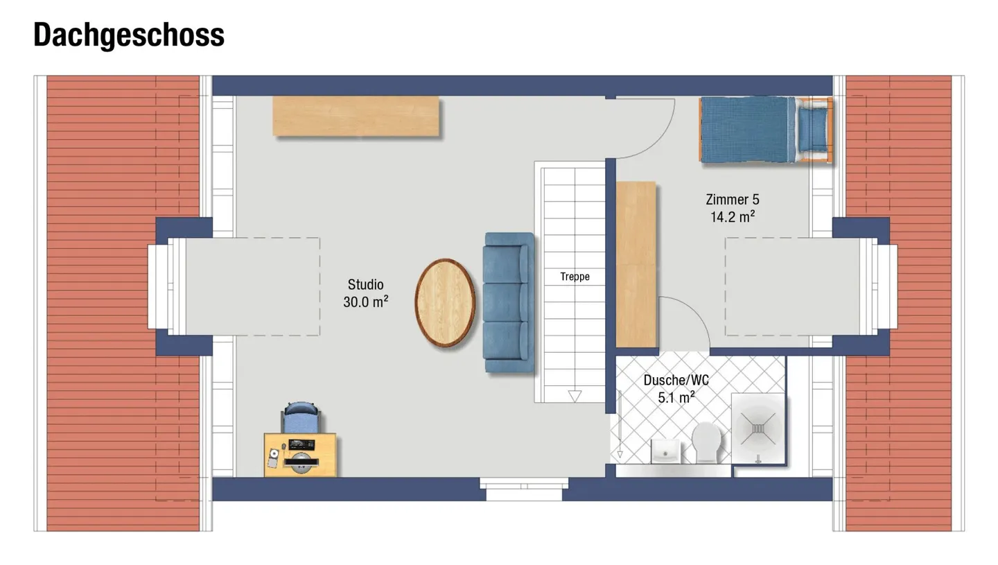 6.5-Room Corner House in a Quiet Location - Photo 20 of 23