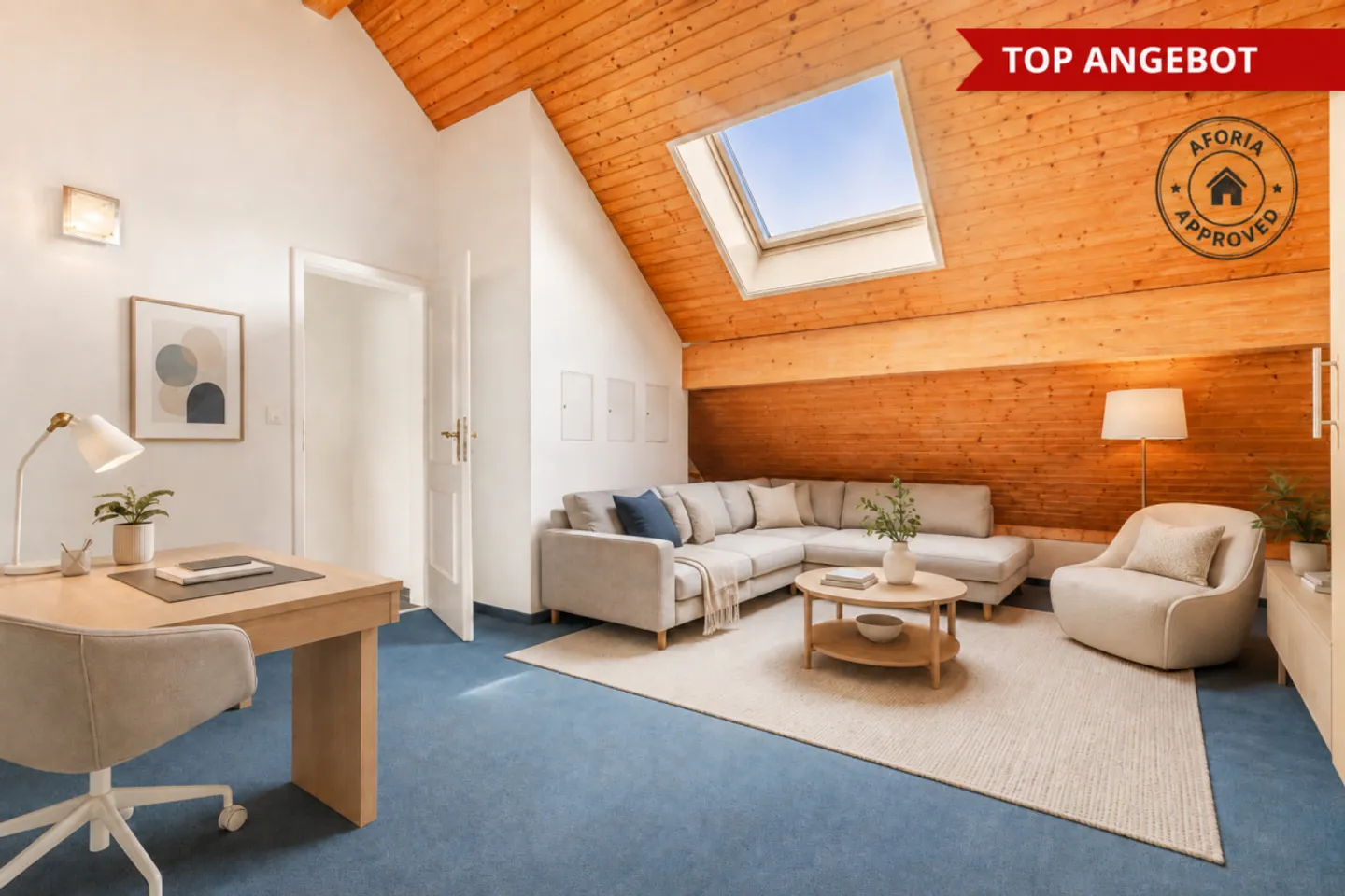Plenty of space, plenty of light, plenty of peace: Penthouse apartment in Speicher - Photo 1 of 14