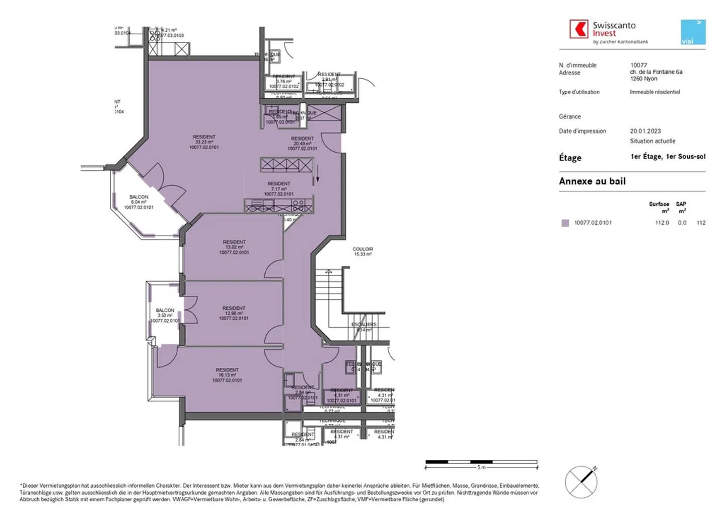 Appartement spacieux à Nyon - Photo 10 sur 10