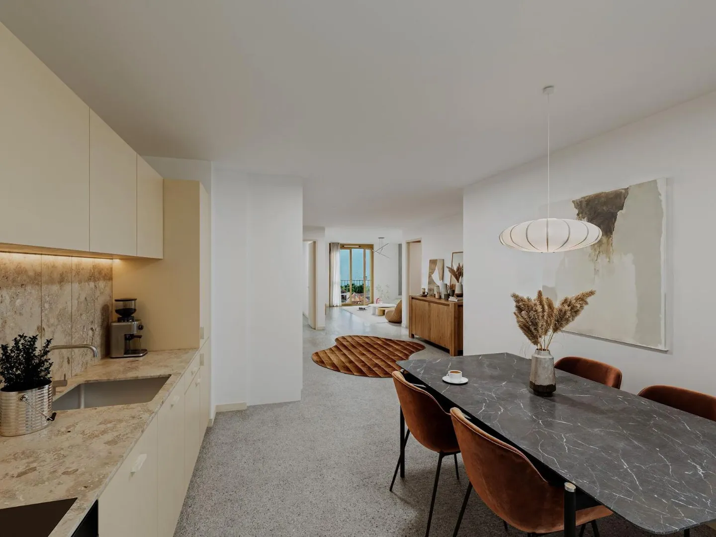 Appartement moderne 3.5 pièces - Photo 4 sur 6