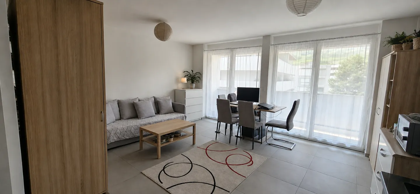 Studio von 37m² mit Balkon in Conthey - Foto 3 von 12