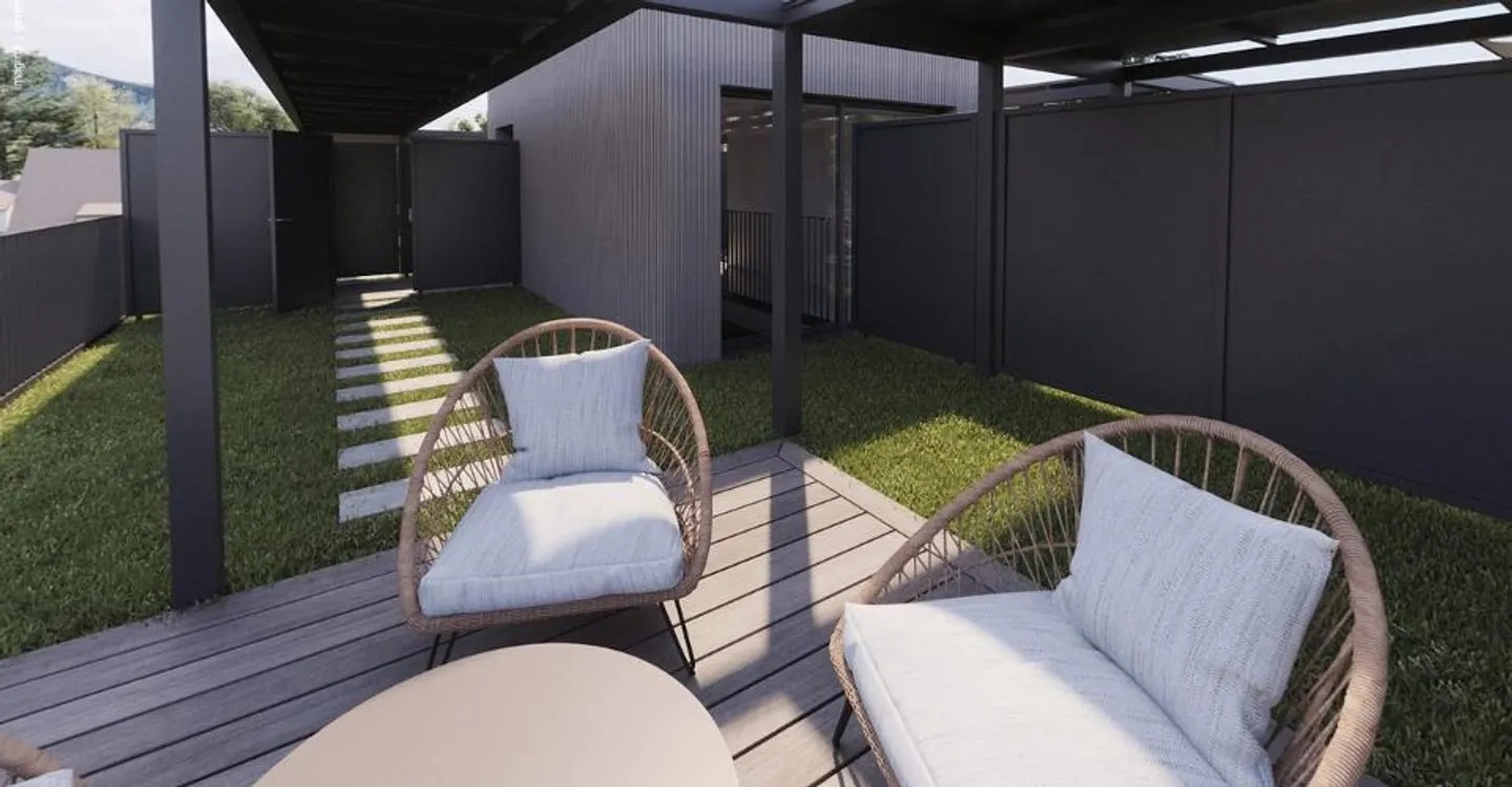 3-room apartment on the garden level with private rooftop - Photo 1 of 3