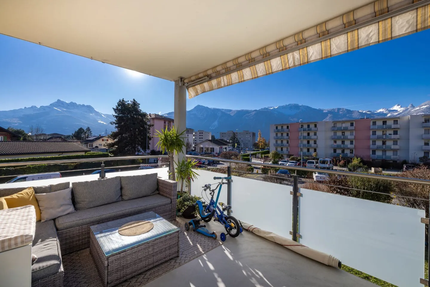 3,5-Zimmer-Wohnung im 1. Stock in Aigle - Foto 12 von 12