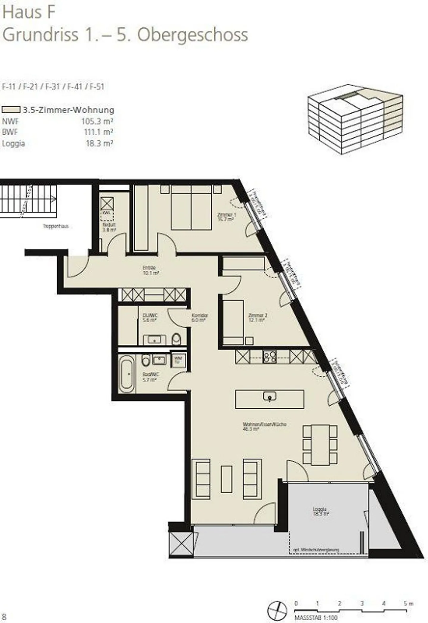 Atmospheric corner apartment with large balcony directly at Ebikon train station - Photo 11 of 12
