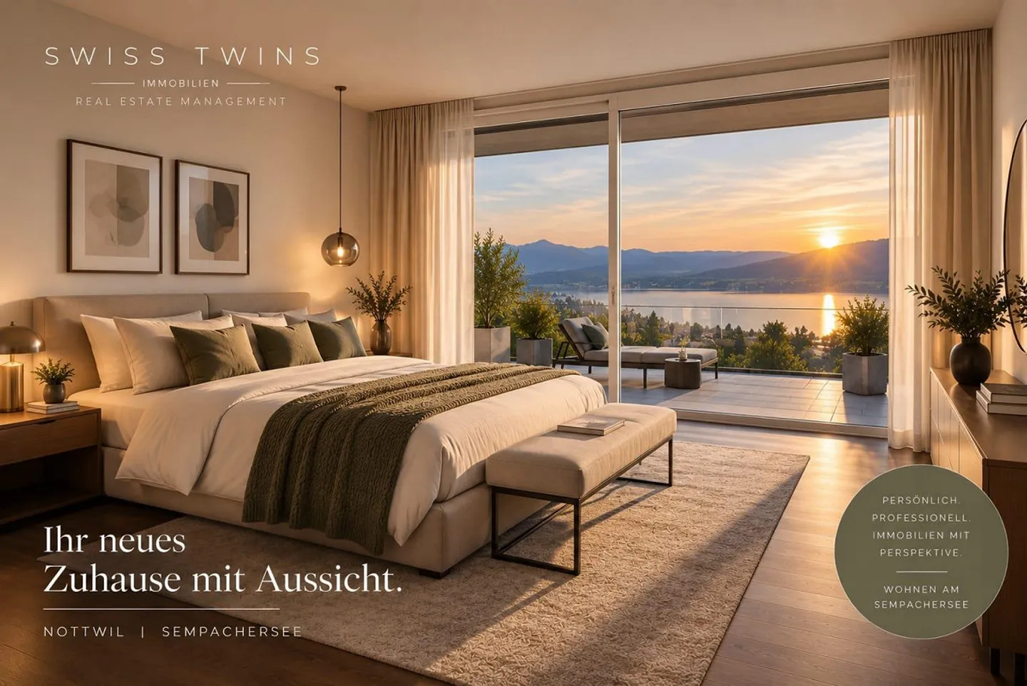 Modernes Apartment mit Seeblick - Foto 4 von 9