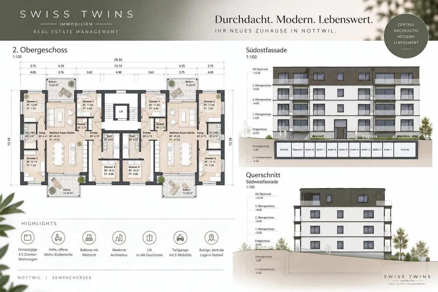 Modernes Apartment mit Seeblick - Foto 7 von 9
