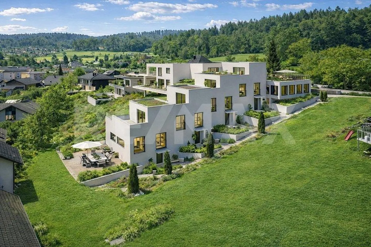 Charmante Reihenhäuser mit Aussicht - Foto 1 von 12