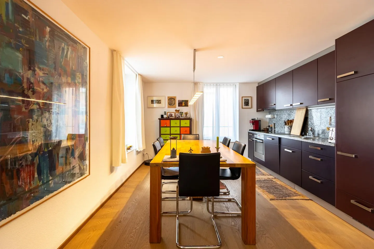 Well-maintained 3.5-room apartment with lake view - Photo 4 of 11