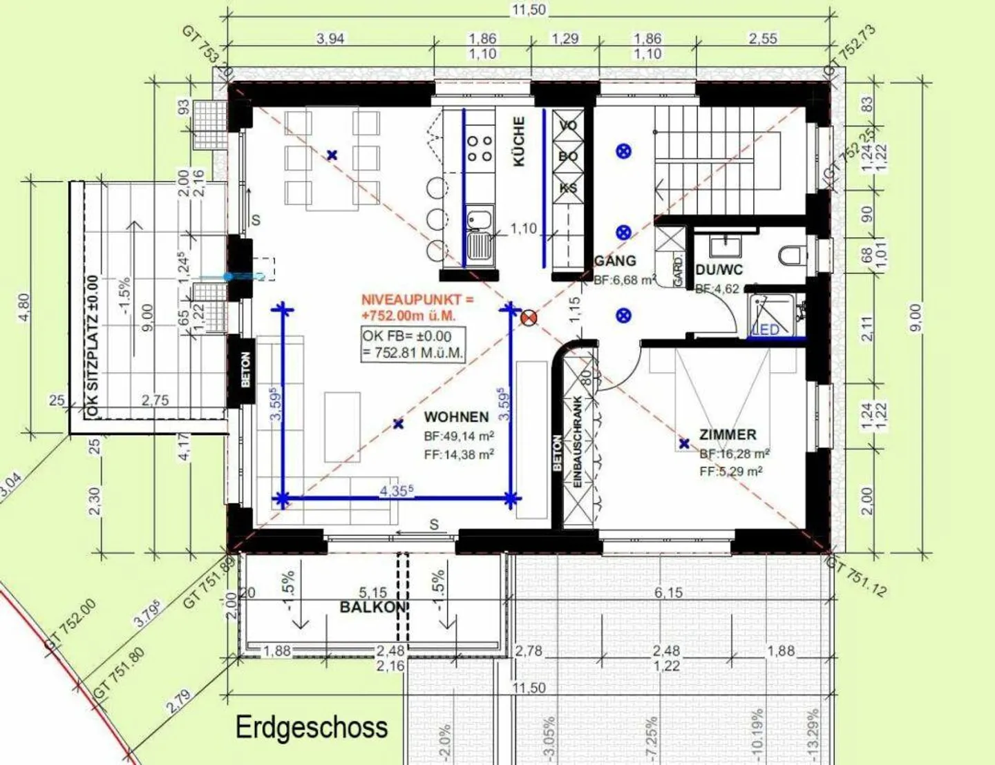 Zu vermieten per 1. Juli 2026, neues freistehendes 6½ Zi.-EFH, mit ... - Foto 4 von 10