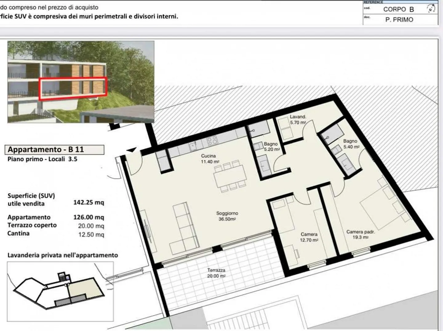 Elegantes 3,5-Zimmer-Appartement neu im Grünen - Foto 11 von 13