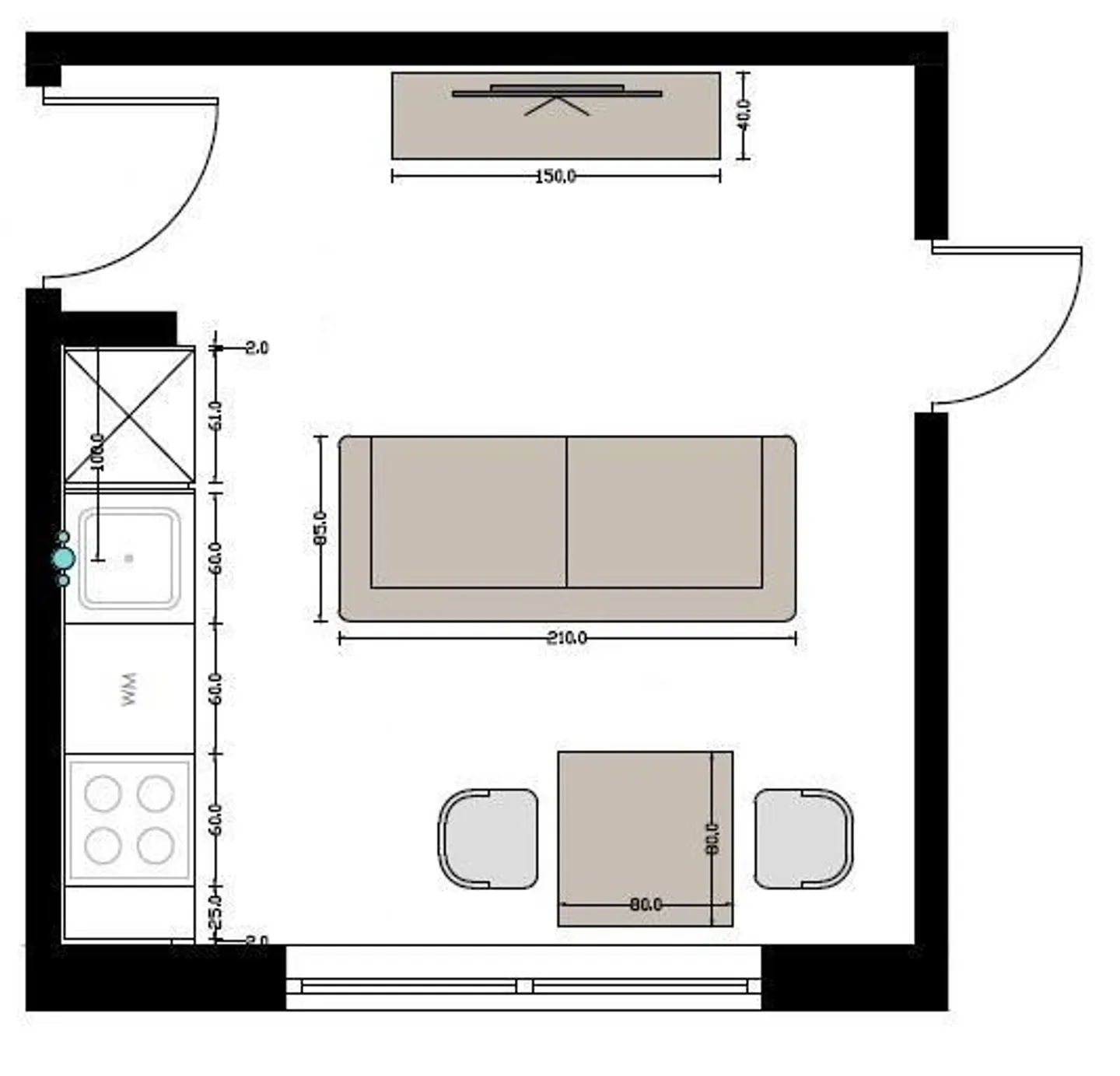 Modernes Apartment in historischer Villa - Foto 9 von 9