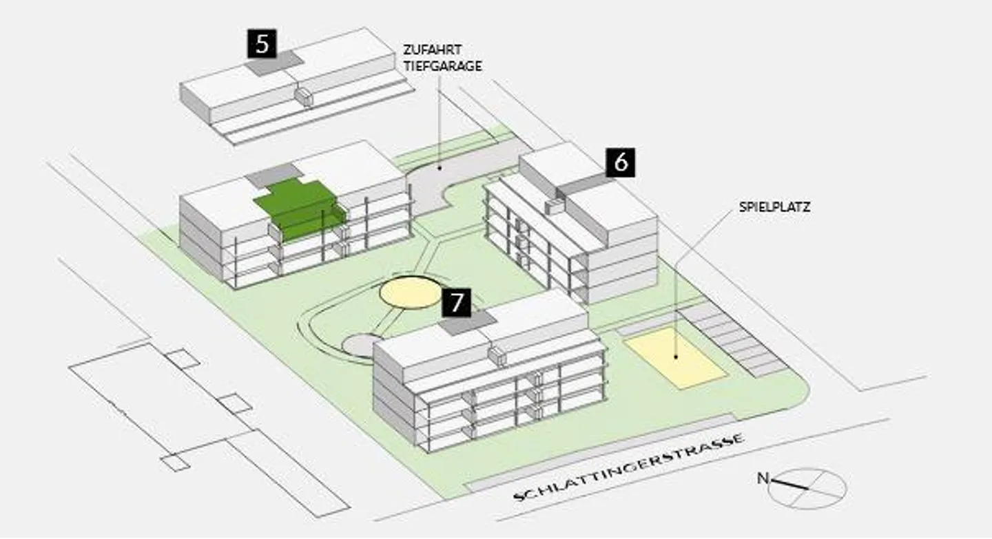 moderne Wohnung mit sonnigem Balkon - Foto 9 von 9
