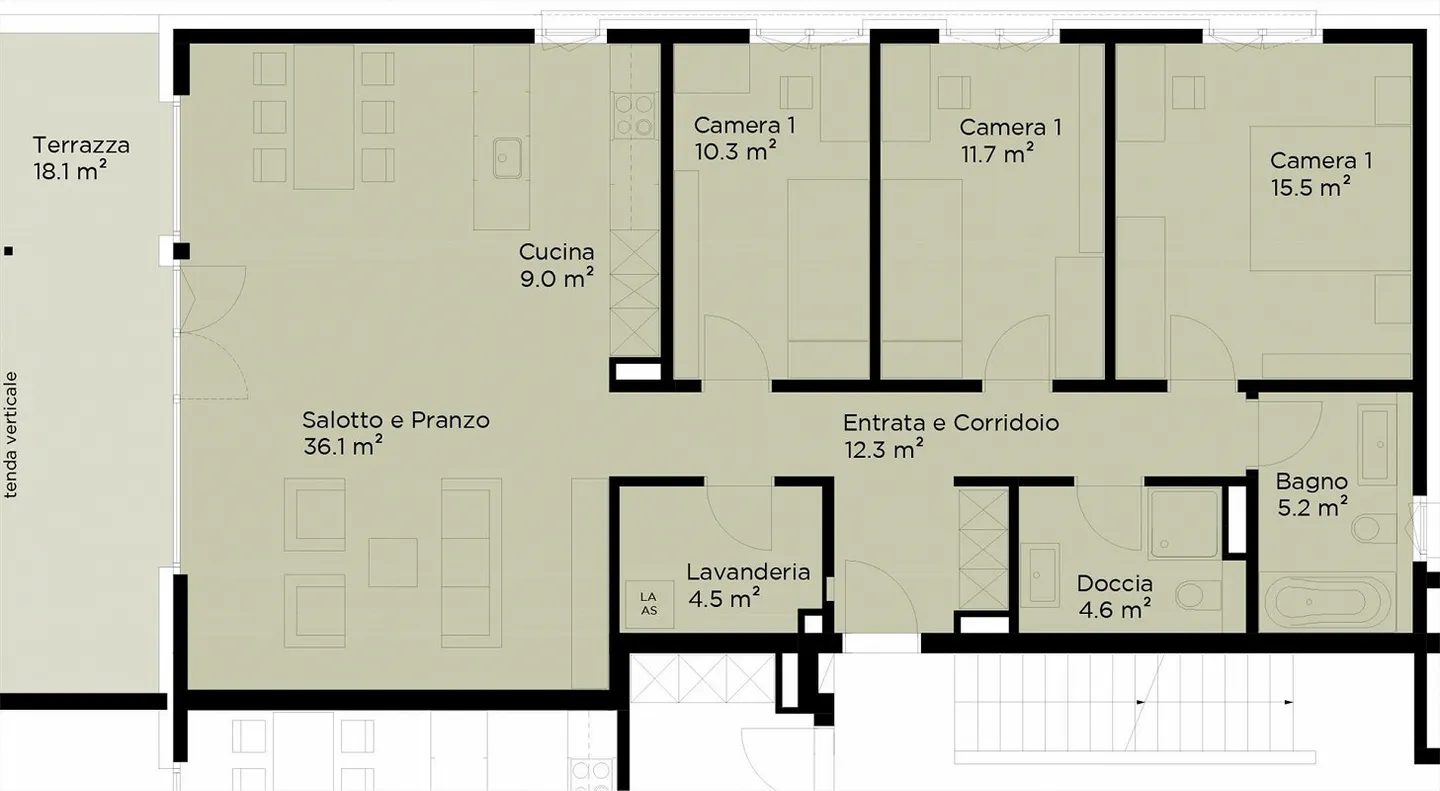 Helles Appartement mit großer Terrasse - Wohnen in einem attraktiven und modernen Wohnkomplex - Foto 2 von 2