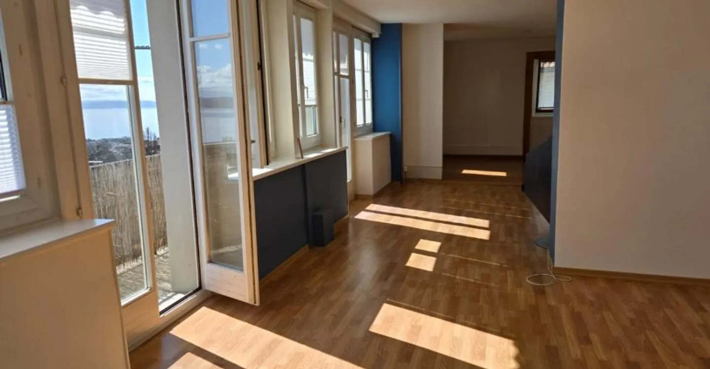 Große Wohnung mit Blick auf den See und die Alpen - Erster Nettomietzins angeboten - Foto 3 von 10