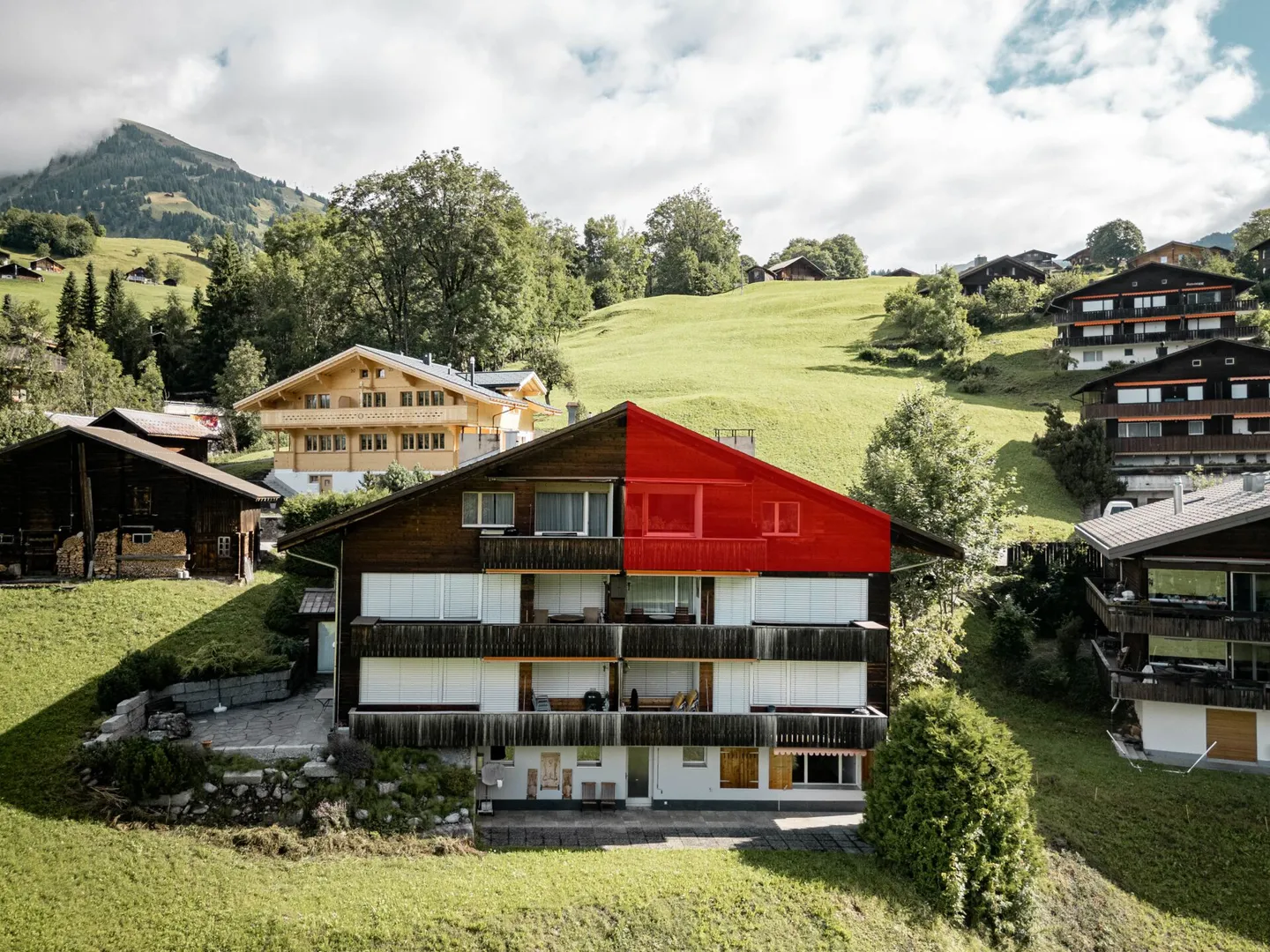 Appartamento 3.5 locali con vista sulle montagne - Chalet a Rutsch - Foto 2 di 20