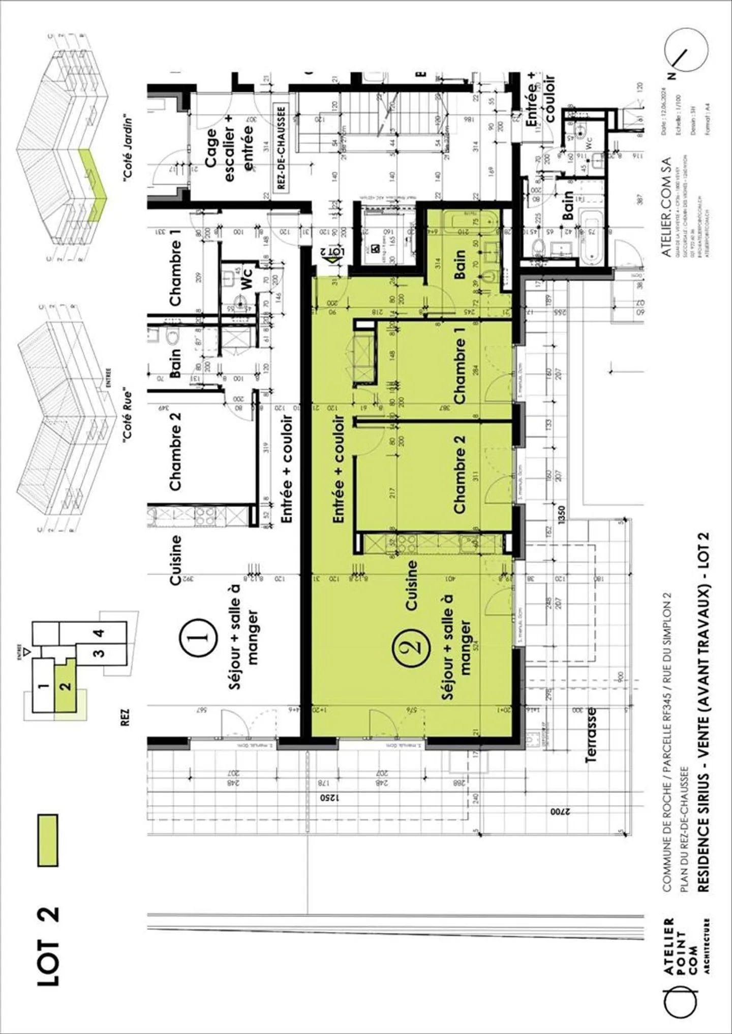 Apartment with 3.5 rooms in a new residence - Photo 9 of 9
