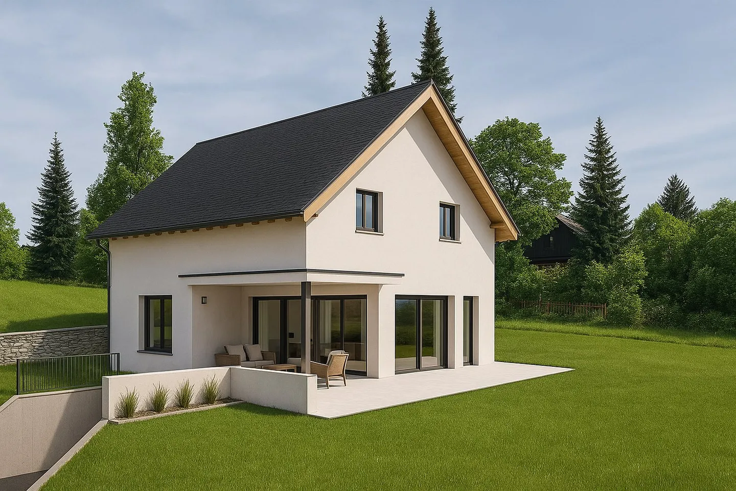 Casa unifamiliare di 5,5 stanze – tranquilla, moderna, pianificabile individualmente - Foto 1 di 6