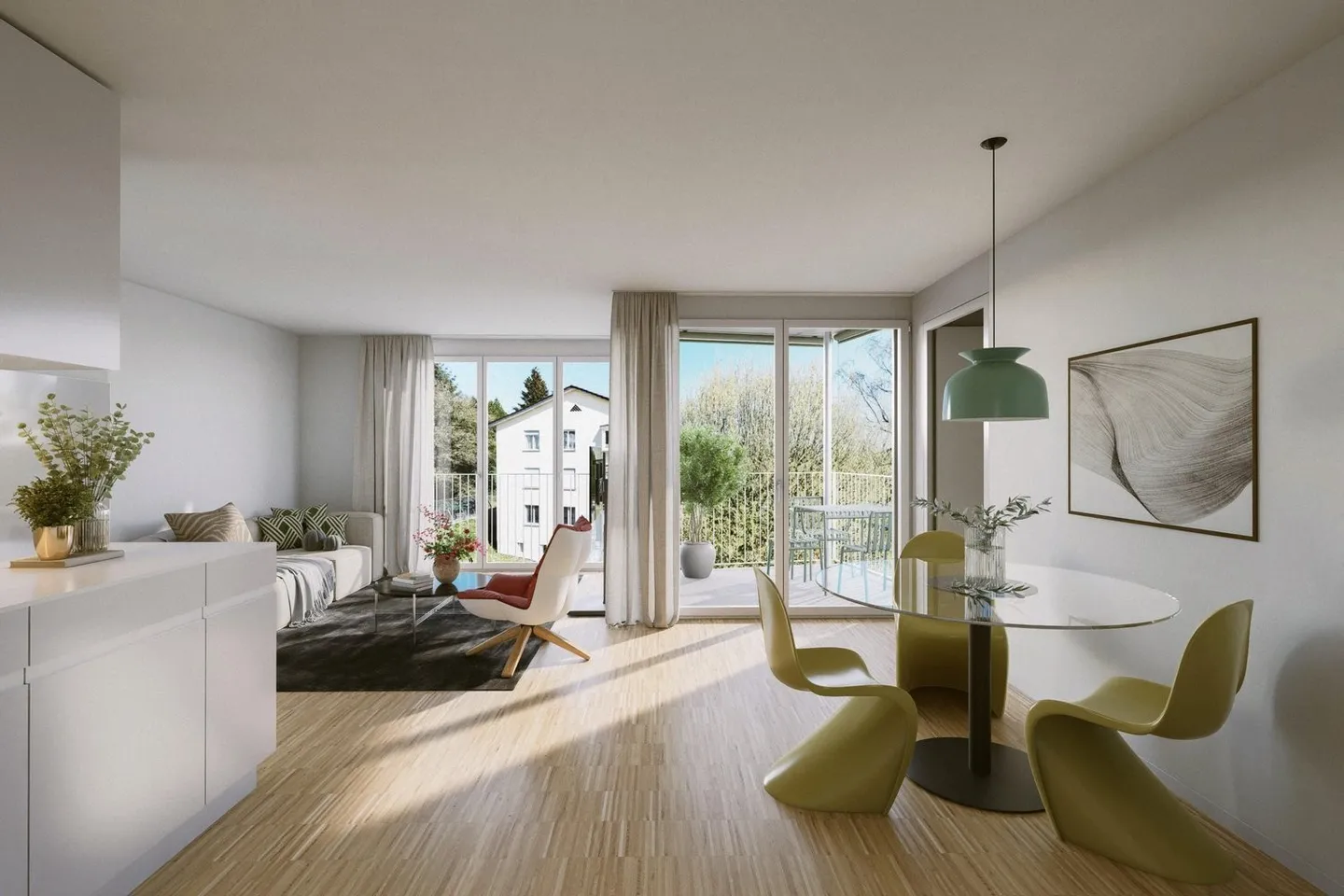 Urbano. Elegante. Centrale. Vivere in Hönggerstrasse 146/148 - Foto 1 di 4