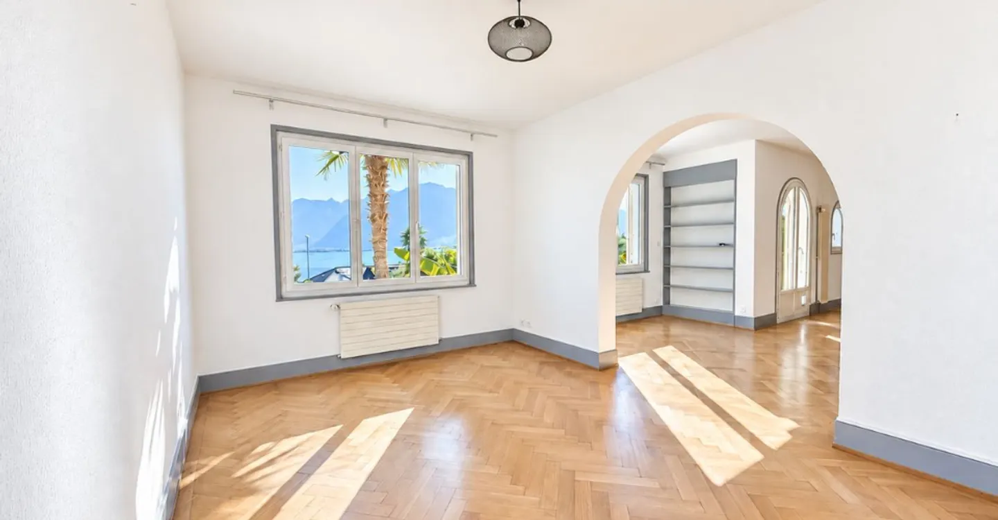Charming 4.5-room apartment, terrace, garden and stunning lake view! - Photo 6 of 12