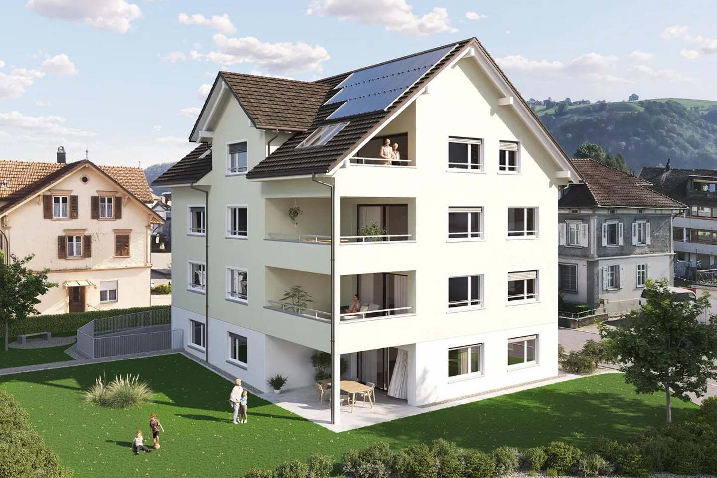 Penthouse apartment in the heart of Bütschwil – ideal for couples & families - Photo 2 of 5