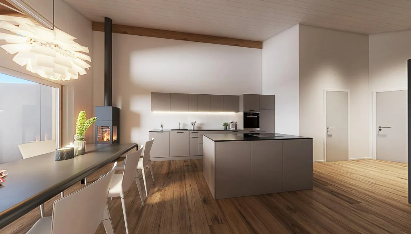 4.5 Room Attic Apartment in Gunten (Sigriswil) - Photo 3 of 9