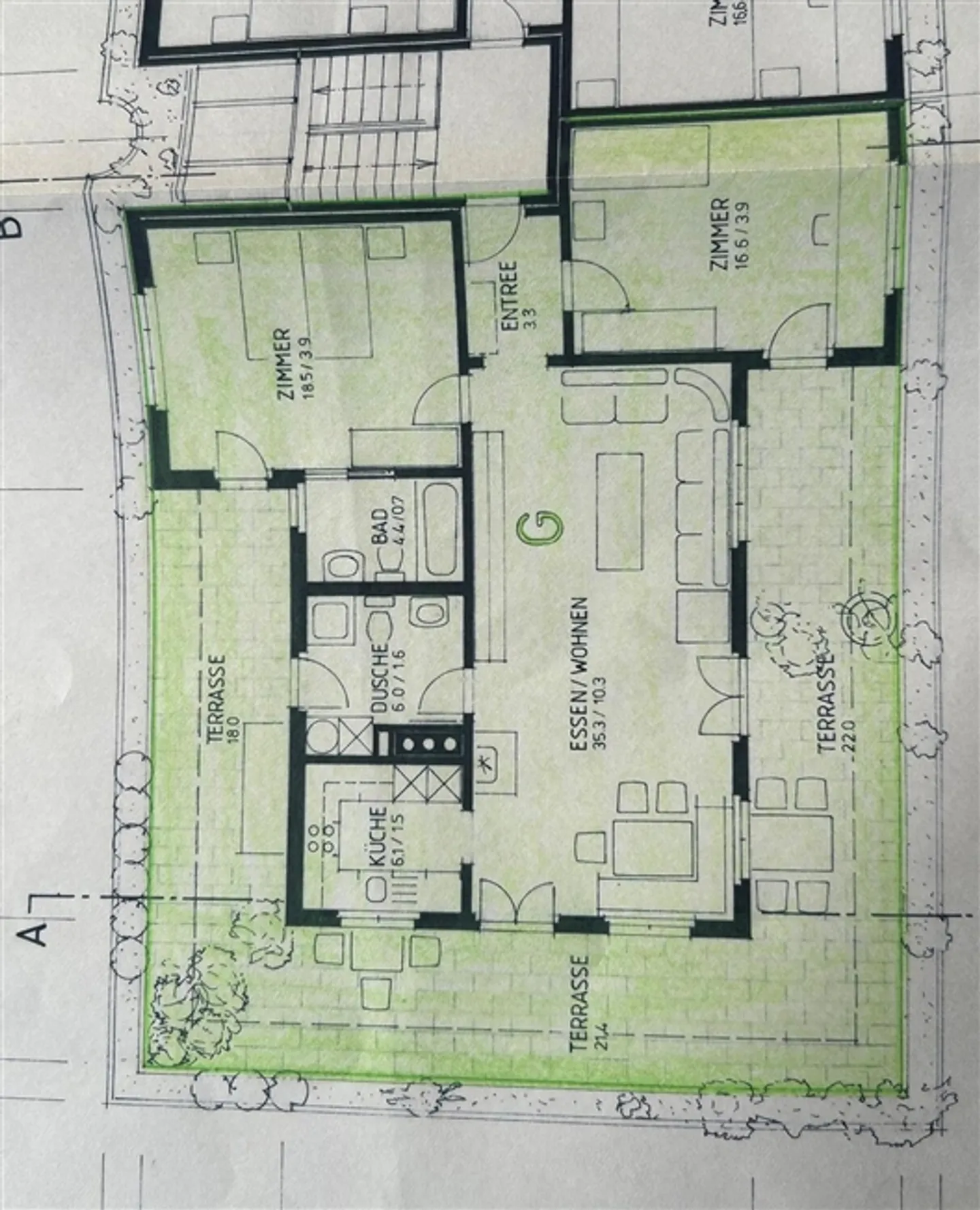 «3½ ZI-WOHNUNG IN BÜLACH (ZH), MÖBLIERT, TEMPORÄR» - Foto 10 von 10