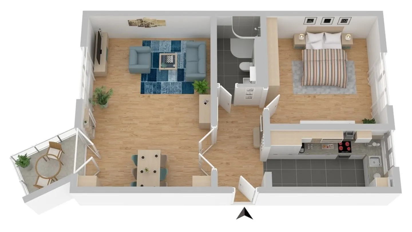 Apartment for rent - Photo 10 of 11