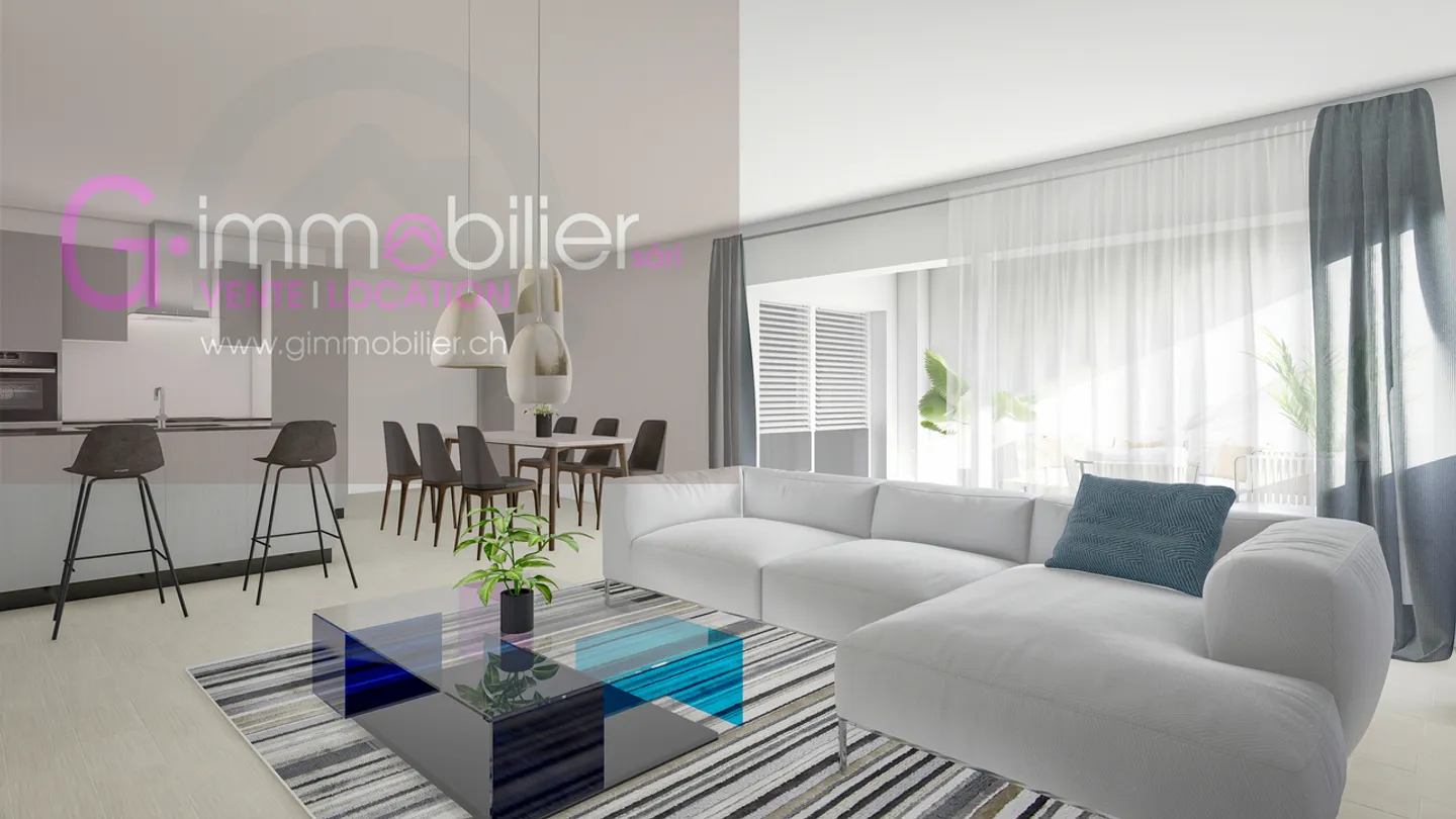 Nouvelle construction à Monthey - Appartements modernes au cœur du quartier Sous Gare - Photo 3 sur 5