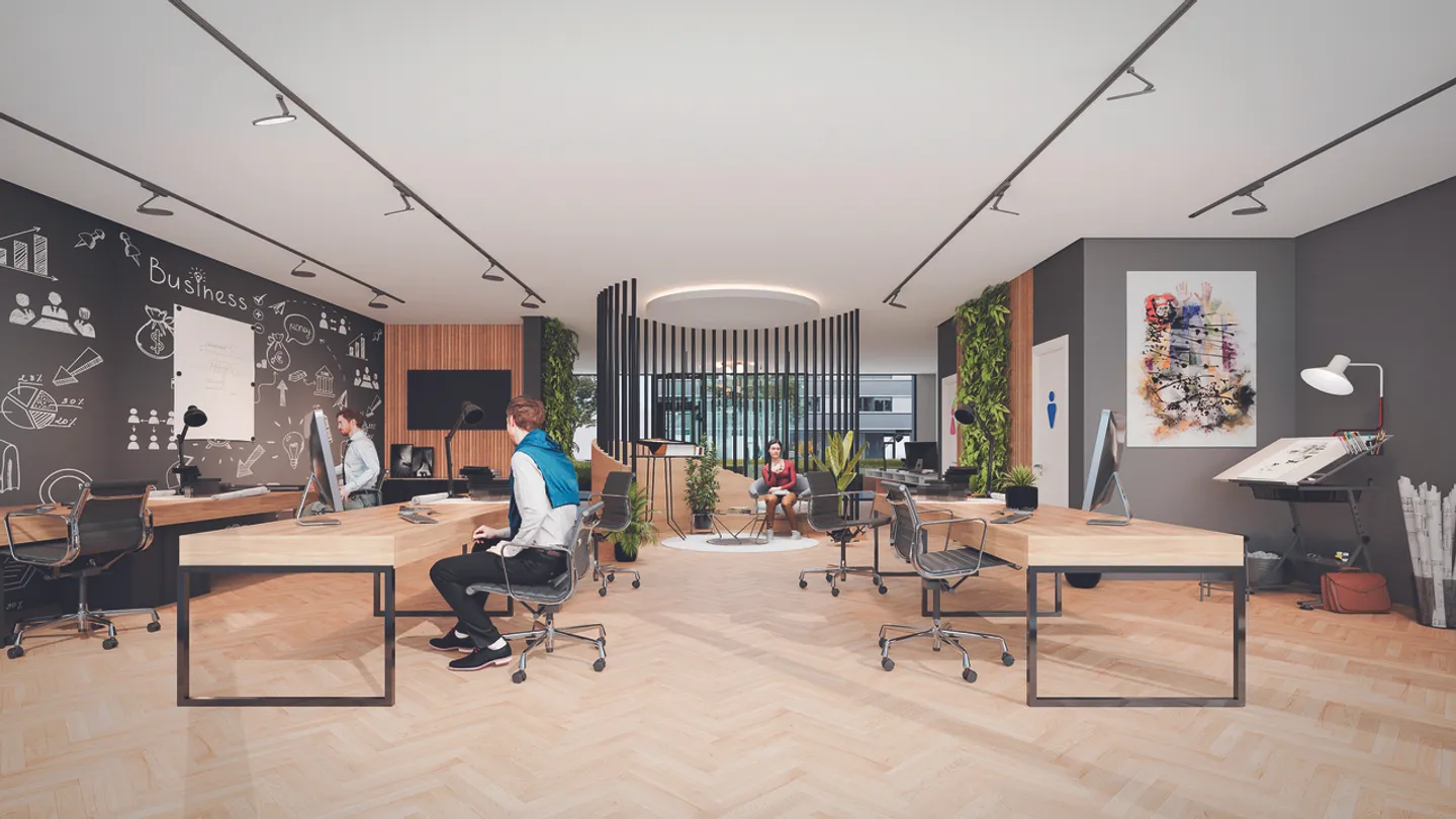 Helles und modernes Büro - Foto 2 von 2