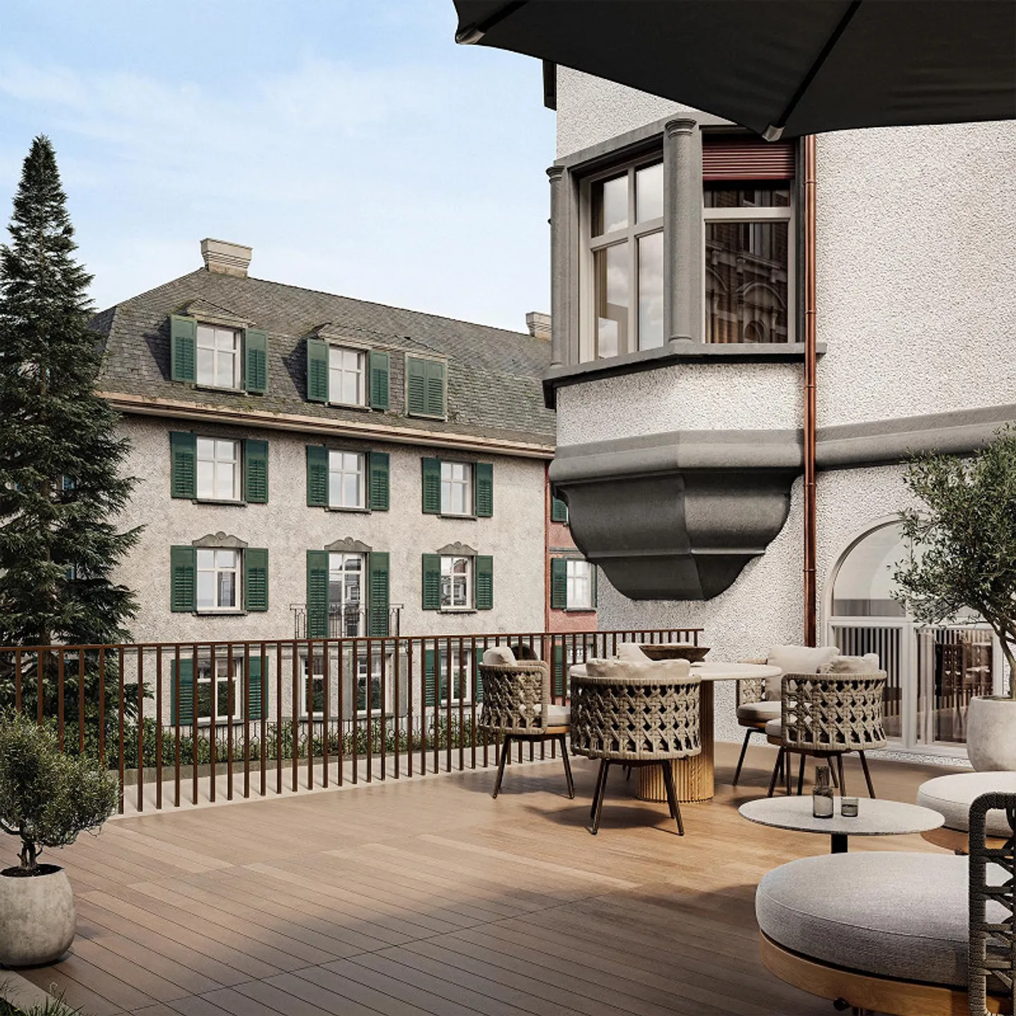 Palais Nouveau - Vie exclusive avec terrasse de jardin privée - Photo 1 sur 4
