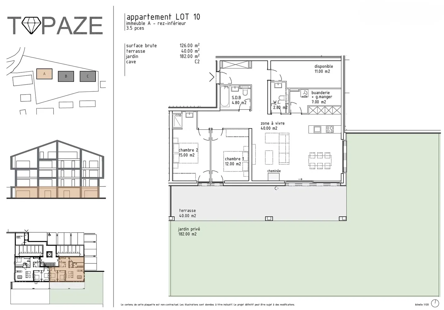 Appartamento di lusso al giardino a Crans-Montana - Foto 6 di 6
