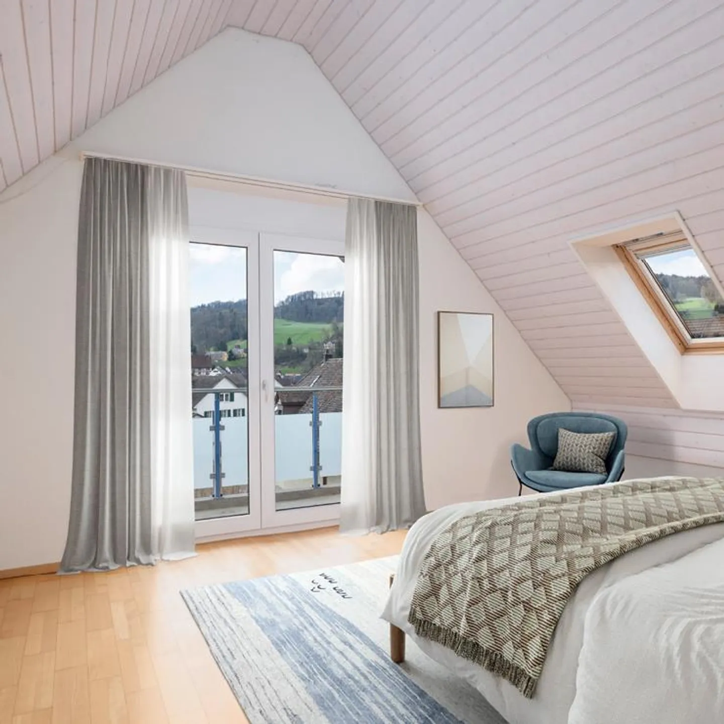 Spacious 5.5-room duplex apartment with balcony in Freienstein-Teufen - Photo 2 of 9