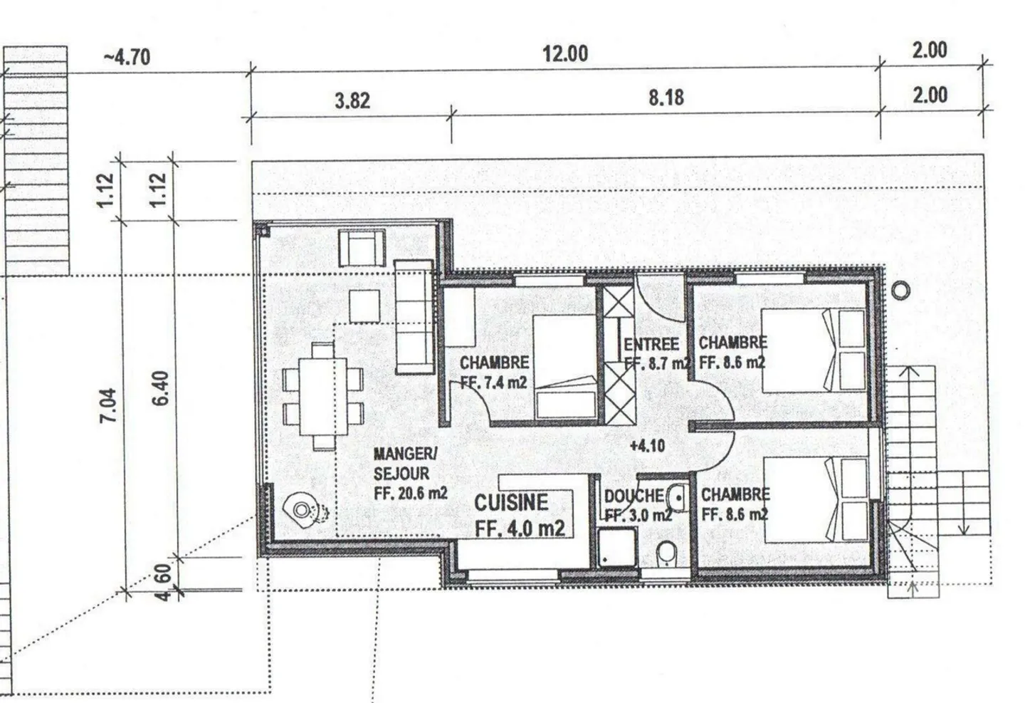 Bel appartamento di 4,5 locali al piano terra di un chalet - Foto 13 di 17
