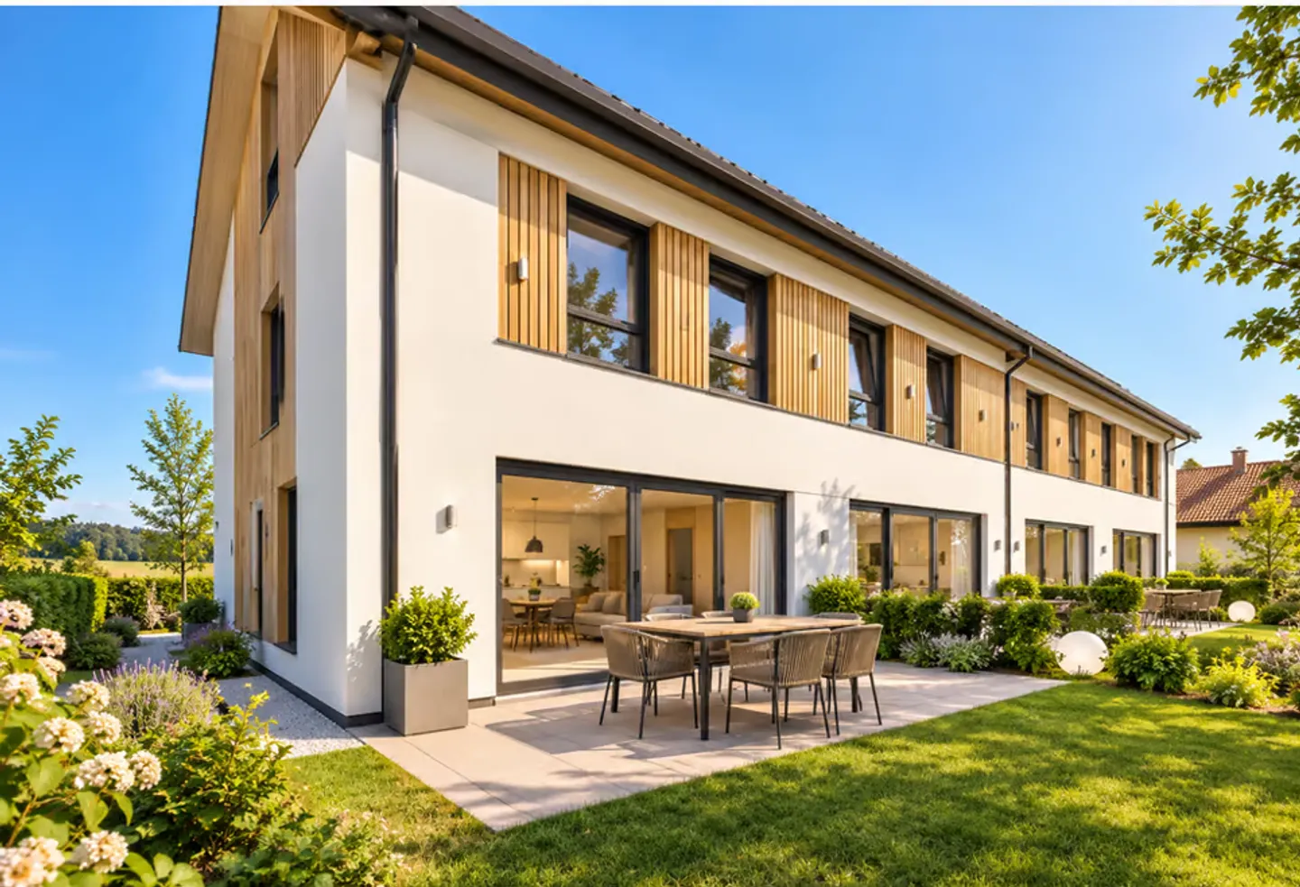 VILLAZ (LUSSY) - NEW 5.5-ROOM VILLAS FROM CHF 930,000.- - Photo 1 of 7