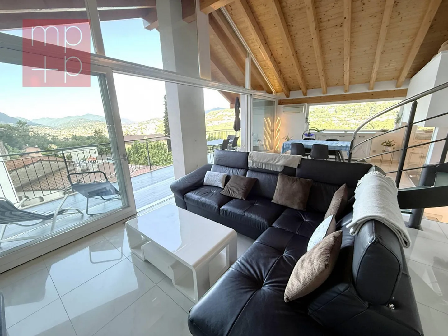 Penthouse - Davesco-Soragno - Photo 3 sur 8