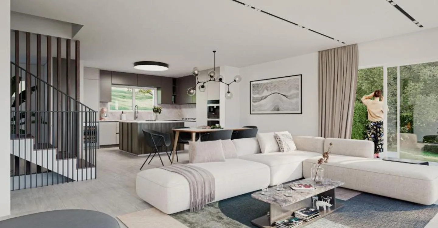 4 contemporary villas with panoramic views of the lake and the Alps - Photo 1 of 6