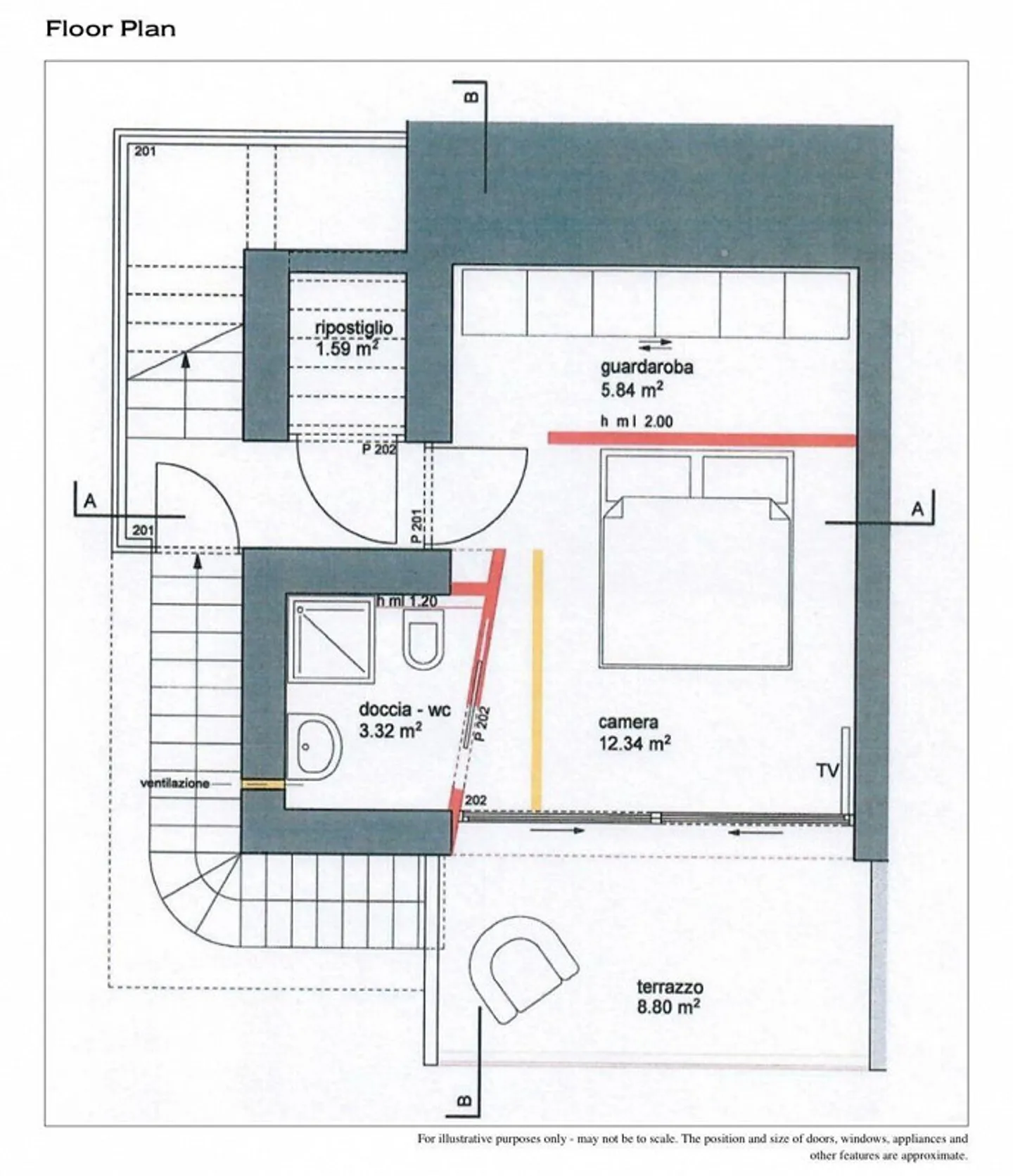 Exklusives Seeblick-Villa 4.5 mit Bootsliegeplatz in Maroggia - Foto 12 von 13