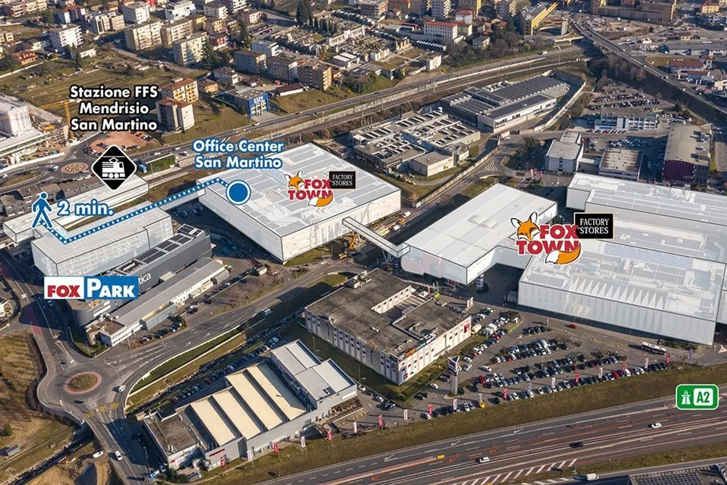 Mendrisio - Offices for rent furnished from 18 to 25 sqm - Photo 6 of 6